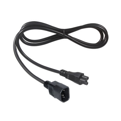 Nero C5 a C14 cavo di connettore elettronica Pc Computer Power 0,75Mm Iec Cable di presa