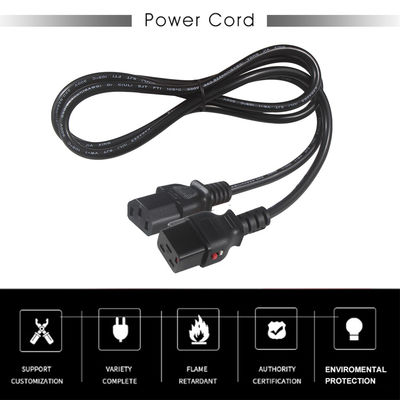 KUNCAN Cable di alimentazione modellato chiudibile Iec 320 Blocco C19 a C13