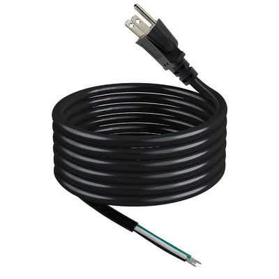 NEMA 5-15P a 10 mm cavo di estensione senza alimentazione SJT SJTW 3 fili