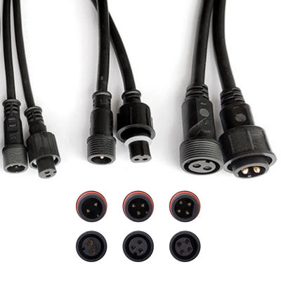 Connessione idraulica esterna IP67 M12 3Pin maschio a femmina Un codice per l'estremità spogliata