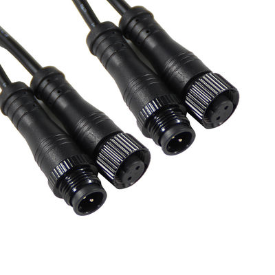Connessione idraulica esterna IP67 M12 3Pin maschio a femmina Un codice per l'estremità spogliata