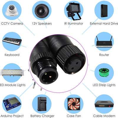 M12 IP67 connettore impermeabile 3Pin Cavo di illuminazione LED maschio/femmina