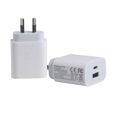 SAA Adaptore USB-C 1A+1C Porta QC2.0 Carica rapida Caricatore PD 20W