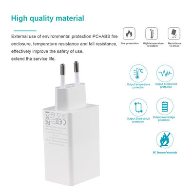 Laptop QC Tipo C Dual PD Charger 65W Output 15V 3A per ricarica rapida Adapter di viaggio