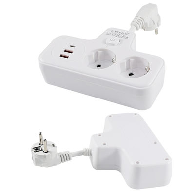 UE CEE 7/7 Schuko Plug Converter con 2 prese Femminile 16A Power Charger Socket