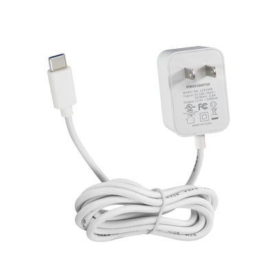 Caricabatterie USB-C da 12V per la ricarica rapida da 36W di tipo C fine Nord America Lunghezza 1,2M e ingresso AC 100-240V