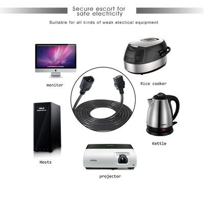 PDU UPS estensione IEC C14 maschio a IEC C19 femmina cavo di alimentazione 16A