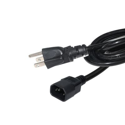 US Nema 515P a C14 Cordoni di estensione Ac 3 Pin Prong Sjt Svt 16Awg Pvc Usale Cable di alimentazione