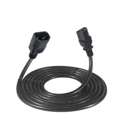 Cavo a corrente alternata a 3 punte, presa elettrica maschile femminile C13 a C14