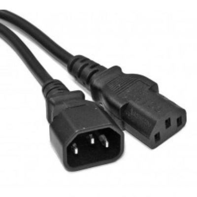 Cavo a corrente alternata a 3 punte, presa elettrica maschile femminile C13 a C14