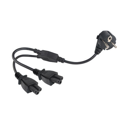 Cavo di alimentazione Schuko a 2x C5 0,75mm PVC 220V Uso interno