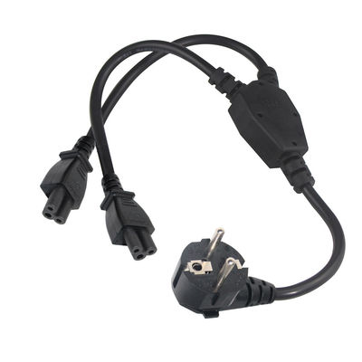 Cavo di alimentazione Schuko a 2x C5 0,75mm PVC 220V Uso interno