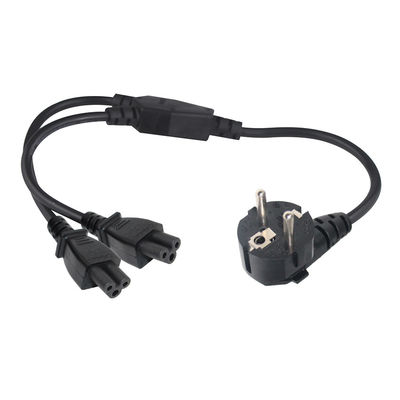 Cavo di alimentazione Schuko a 2x C5 0,75mm PVC 220V Uso interno