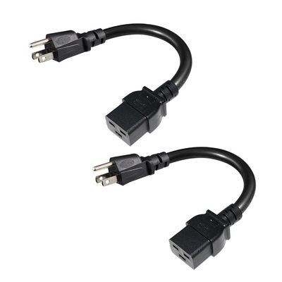 NEMA 5-15P da maschio a femmina a IEC C19 Cable di estensione CA 320 connettore per elettrodomestici americani