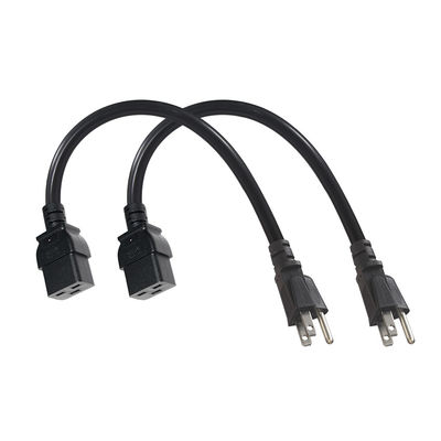 NEMA 5-15P da maschio a femmina a IEC C19 Cable di estensione CA 320 connettore per elettrodomestici americani