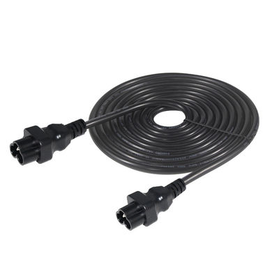 Ritraibile 3 pin Prong estensione porta cavo di alimentazione C6 con C5 femmina