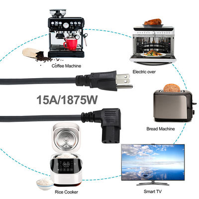 Cavo di alimentazione NEMA 5-15P a C13 6ft 14AWG per impieghi gravosi