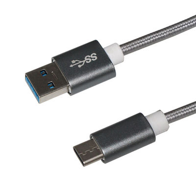 Tipo di protezione da sovraccorrenza USB To c 3.0 Cavo dati USB Tipo C 5Gbps Alta velocità 3A ricarica rapida Sovracorrente per ingrosso