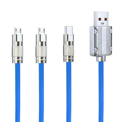 Cavo di ricarica USB 3-in-1 certificato CE con ricarica rapida 15W