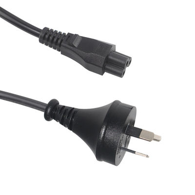 SAA Certified AU 3P to IEC C5 Power Cord 2.5A 250V, 0.75mm2 H05VV-F per laptop/stampatrice (3ft-15ft)