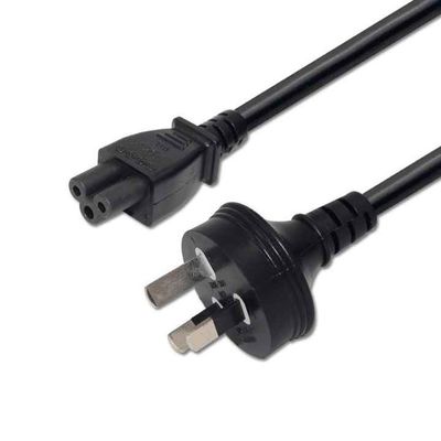 SAA Certified AU 3P to IEC C5 Power Cord 2.5A 250V, 0.75mm2 H05VV-F per laptop/stampatrice (3ft-15ft)