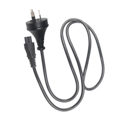 SAA Certified AU 3P to IEC C5 Power Cord 2.5A 250V, 0.75mm2 H05VV-F per laptop/stampatrice (3ft-15ft)