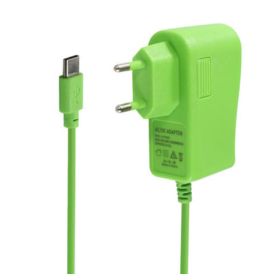 Colore verde Brasile Potenza di ricarica rapida USB C adattatore 5V 2A per adattatore universale