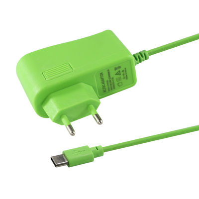 Eu 5Volt 2000Ma Collegamento Ac 100-240V a USB-C 2A Adaptatore di alimentazione di commutazione 5V