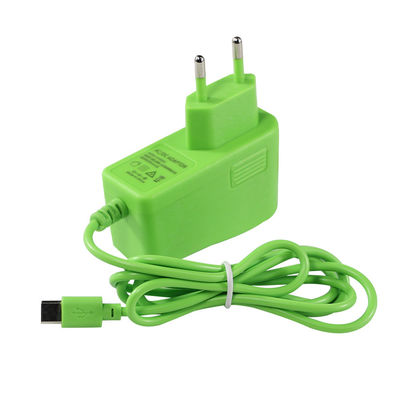 Eu 5Volt 2000Ma Collegamento Ac 100-240V a USB-C 2A Adaptatore di alimentazione di commutazione 5V