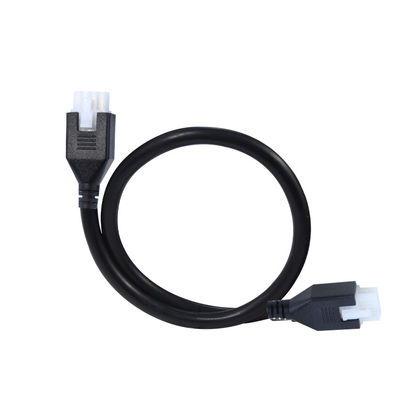 Cable terminale a doppio terminale con connettore a 8 pin resistente alle alte temperature con contatti placcati d'oro per imbracature automobilistiche