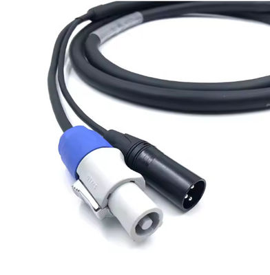 SAC3FCA a SAC3FCB Professional Plus 3 Pin Powercon Dmx Combo Cable Combi Powercon