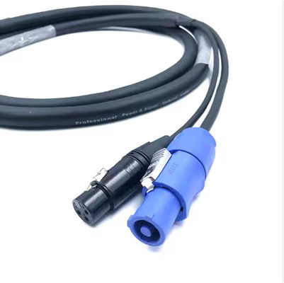 SAC3FCA a SAC3FCB Professional Plus 3 Pin Powercon Dmx Combo Cable Combi Powercon