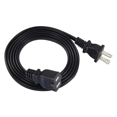 Cable di alimentazione di ricambio slim 15A 125V NEMA 1-15P a 1-15R cavo di estensione per piccoli dispositivi elettronici / portatili