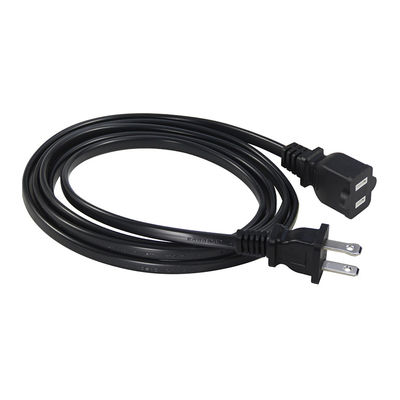Cable di alimentazione di ricambio slim 15A 125V NEMA 1-15P a 1-15R cavo di estensione per piccoli dispositivi elettronici / portatili