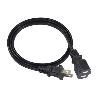 Cable di alimentazione di ricambio slim 15A 125V NEMA 1-15P a 1-15R cavo di estensione per piccoli dispositivi elettronici / portatili