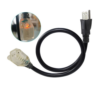 6ft 125V USA 3-prong 515P maschio NEMA 5-15P a 5-15R femmina cavo di estensione presa