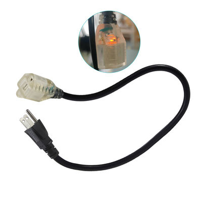 6ft 125V USA 3-prong 515P maschio NEMA 5-15P a 5-15R femmina cavo di estensione presa