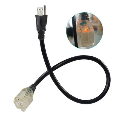 6ft 125V USA 3-prong 515P maschio NEMA 5-15P a 5-15R femmina cavo di estensione presa