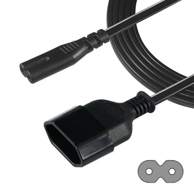 EU Schuko to IEC C7 Power Cord 2.5A 250V for Laptops Printers