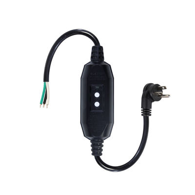 Industriale di grado pesante 18AWG NEMA 5-15P cavo di alimentazione con protezione RCD e estremità di filo nudo per macchine / elettrodomestici