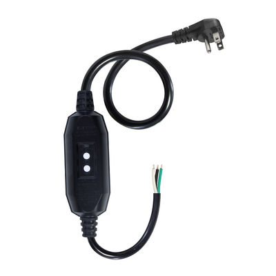 Industriale di grado pesante 18AWG NEMA 5-15P cavo di alimentazione con protezione RCD e estremità di filo nudo per macchine / elettrodomestici