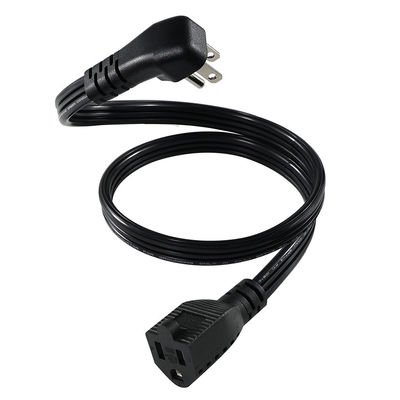 14 AWG SPT-3 Flat Wire Power Cord NEMA 5-15P to 5-15R Straight Blade Plug 15A 125V Cavo flessibile per uso industriale/domestico