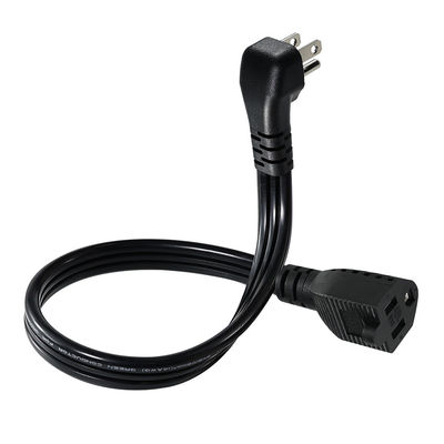 14 AWG SPT-3 Flat Wire Power Cord NEMA 5-15P to 5-15R Straight Blade Plug 15A 125V Cavo flessibile per uso industriale/domestico