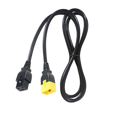 Cavo di prolunga di alimentazione C19 a C20 con blocco 16A 250V 14AWG
