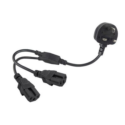 UK Plug Dual C15 Power Cord Industrial Grade 16A 250V 1.5M per l'utilizzo su server rack/data center