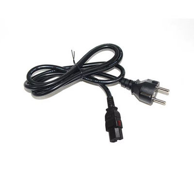 Cordo di alimentazione da 2Pin a C15 UE certificato 10A 250V con VDE/CE Safety for Home Appliance & Server Rack (1.2M Heavy Duty)
