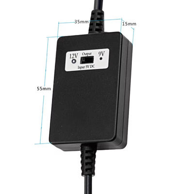 USB A Maschio a DC5.5*2.1mm Cavo di aumento di tensione da 5V a 9V/12V Converter per dispositivi di alimentazione con protezione da sovraccarico