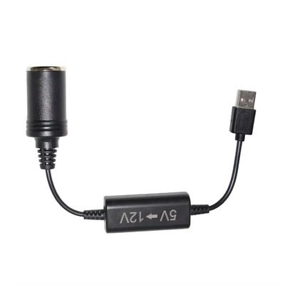 5V a 12V USB Car Adapter Cable Step Up Converter Cable con presa per accendini per sigarette, per telefono GPS Dash Cam, 24W di ricarica sicura