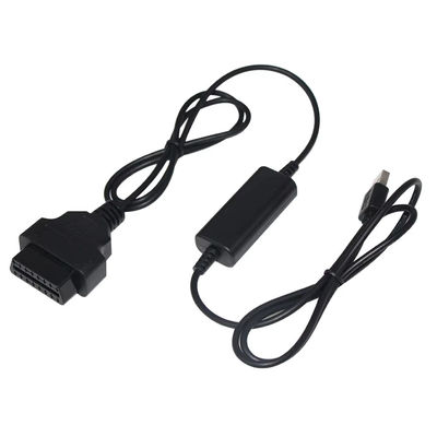 Cavo di potenziamento di tensione USB-OBD da 5V a 12V Step Up Converter per sistemi di ricarica dei veicoli con protezione da cortocircuito (Input 5V Output 12V)