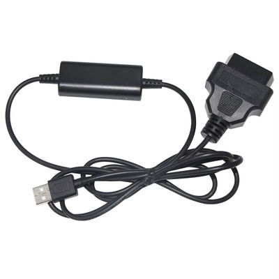 Cavo di potenziamento di tensione USB-OBD da 5V a 12V Step Up Converter per sistemi di ricarica dei veicoli con protezione da cortocircuito (Input 5V Output 12V)